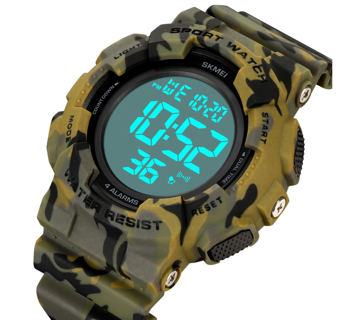 Skmei 2081CMGNWT Camo Green-White STOPPED