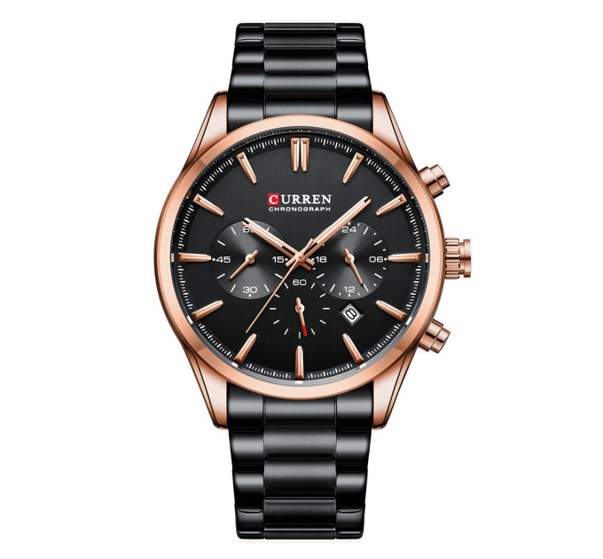 Curren 8446 Rose Gold-Black
