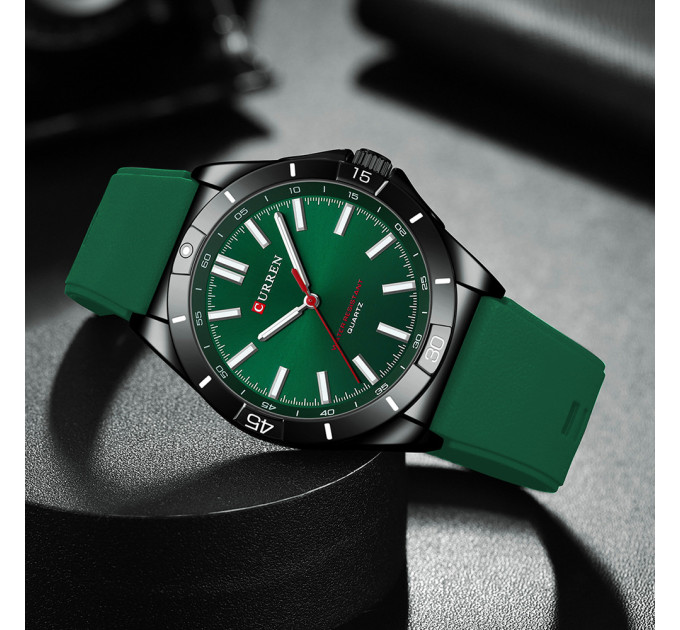 Curren 8449 Black-Green