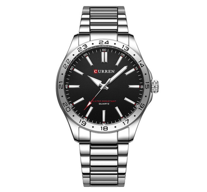 Curren 8452 Silver-Black