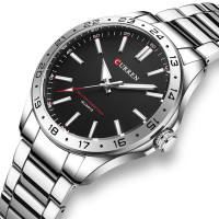 Curren 8452 Silver-Black
