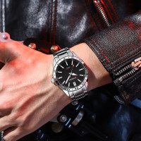 Curren 8452 Silver-Black