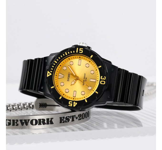 Skmei 2012BKGD Black-Gold SALE