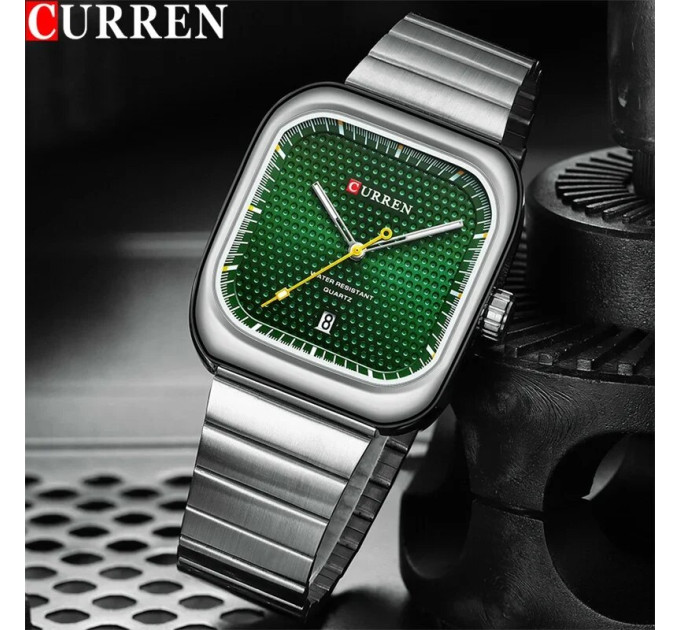 Curren 8460 Silver-Green