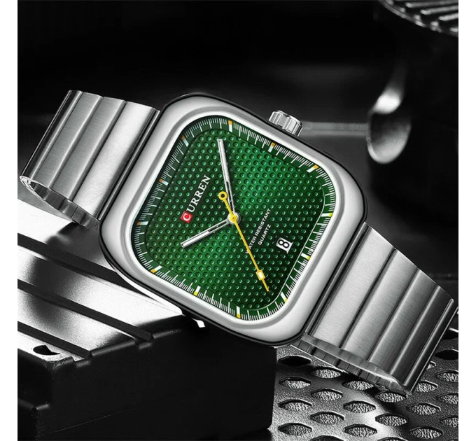 Curren 8460 Silver-Green