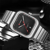 Curren 8460 Silver-Black