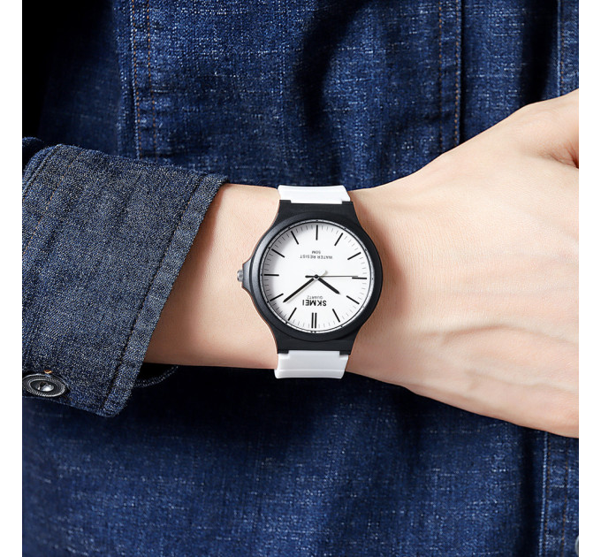 Skmei 2108BKWT Black-White SALE