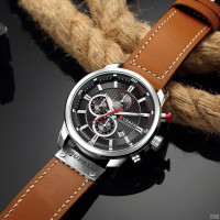 Curren 8291 Brown-Silver-Black