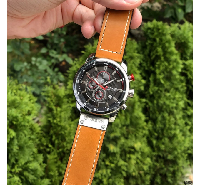 Curren 8291 Brown-Silver-Black