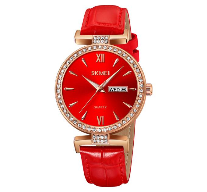 Skmei 2090RGRD Rose Gold-Red