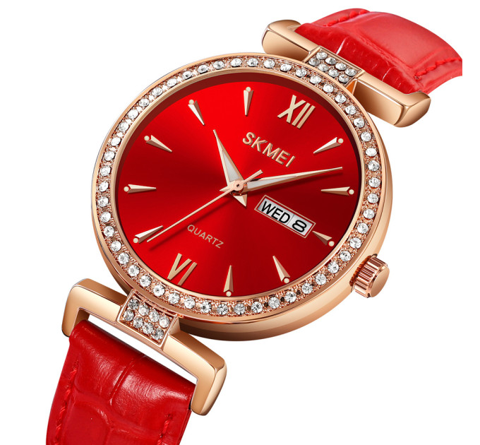 Skmei 2090RGRD Rose Gold-Red