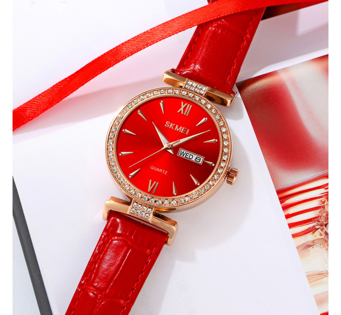 Skmei 2090RGRD Rose Gold-Red