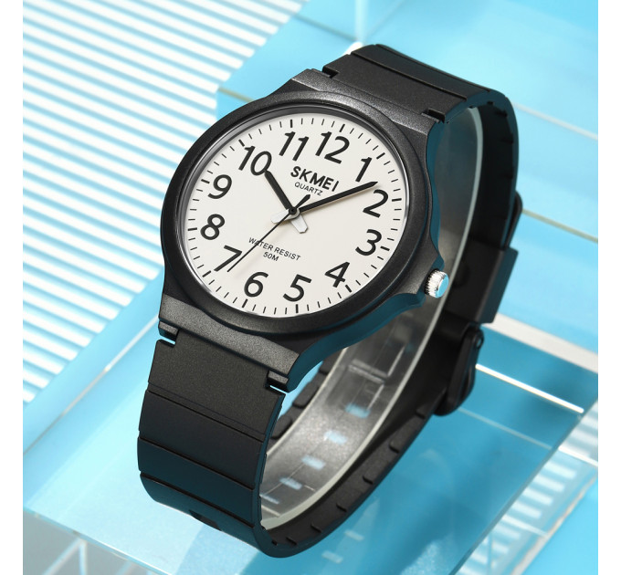 Skmei 2108BKWT-AC Black White-AC
