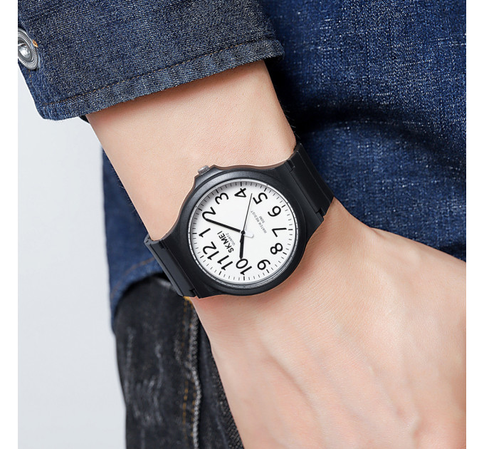 Skmei 2108BKWT-AC Black White-AC