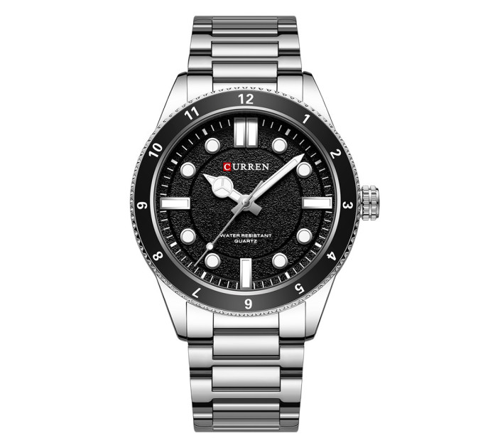 Curren 8450 Silver-Black