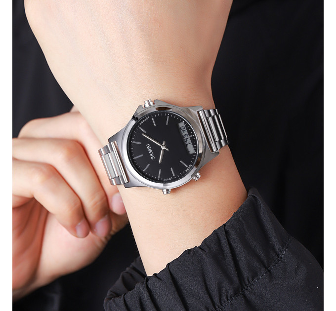 Skmei 2120SIBK Silver-Black