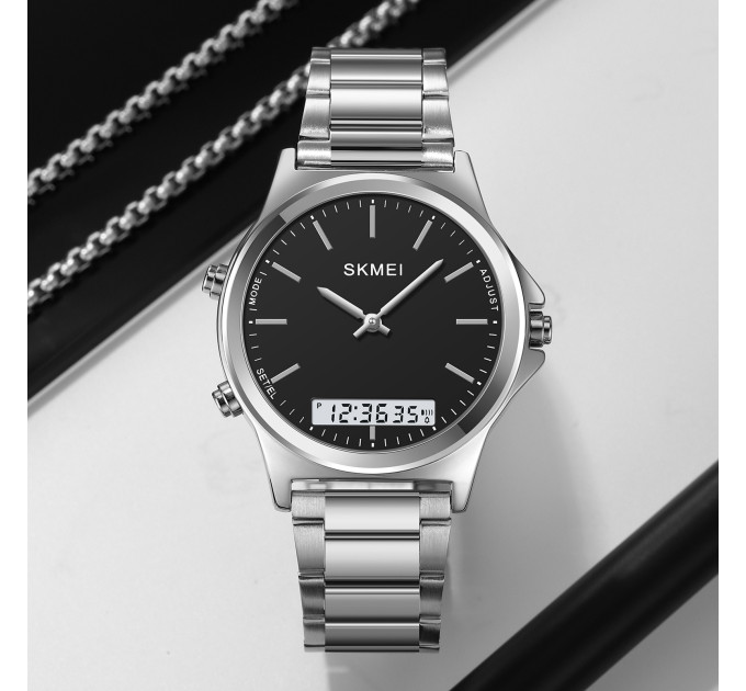 Skmei 2120SIBK Silver-Black