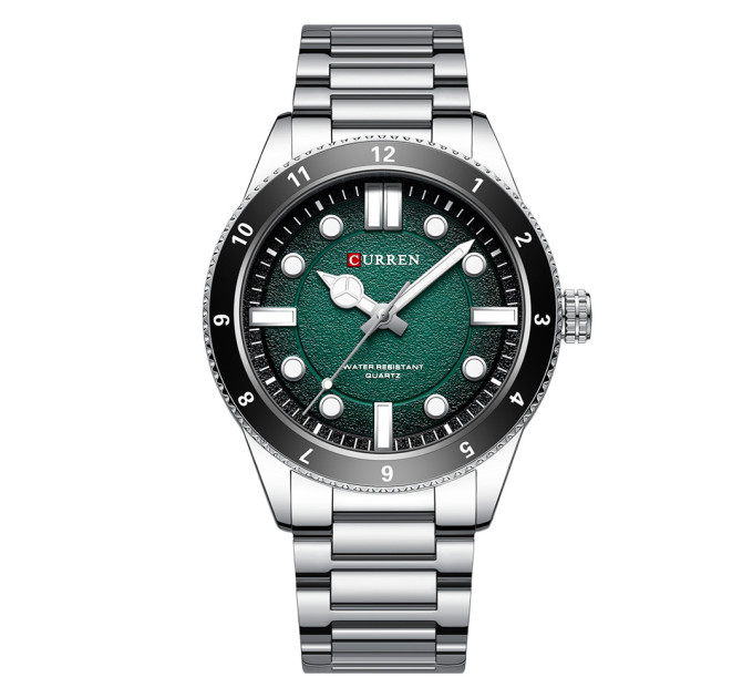 Curren 8450 Silver-Green