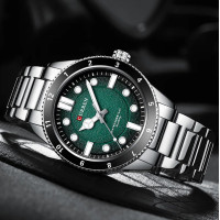 Curren 8450 Silver-Green