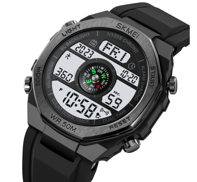 Skmei 2209BKWT Black-White  STOPPED