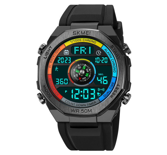 Skmei 2209CLBK Colorful-Black  STOPPED