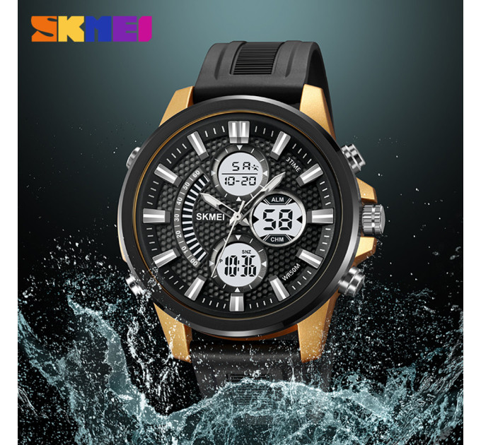 Skmei 2235BKGDWT Black-Gold-White SALE