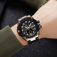 Skmei 2119BKGD Black - Gold SALE