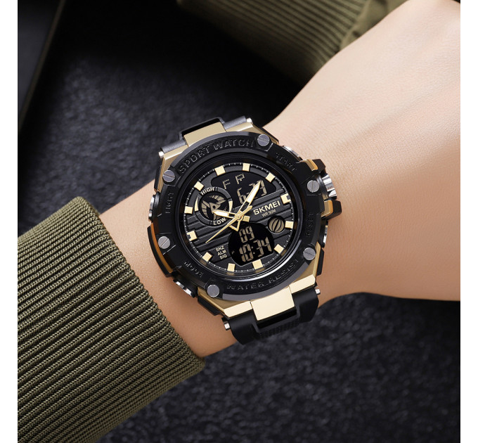 Skmei 2119BKGD Black - Gold SALE