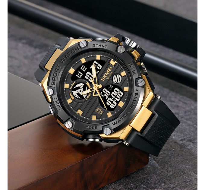 Skmei 2119BKGD Black - Gold SALE