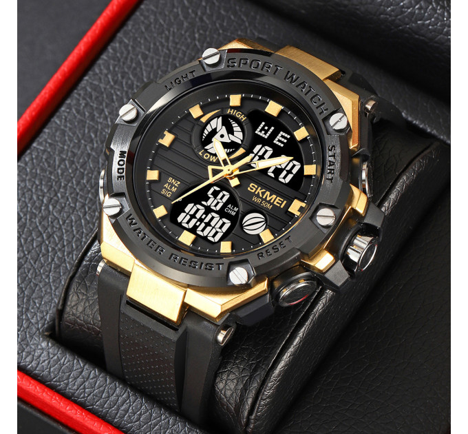Skmei 2119BKGD Black - Gold SALE