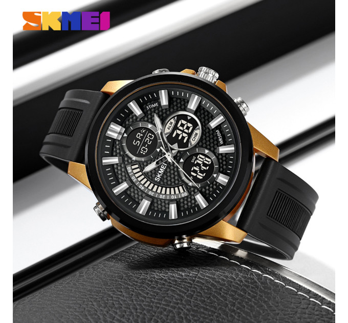 Skmei 2235BKGDBK Black-Gold-Black