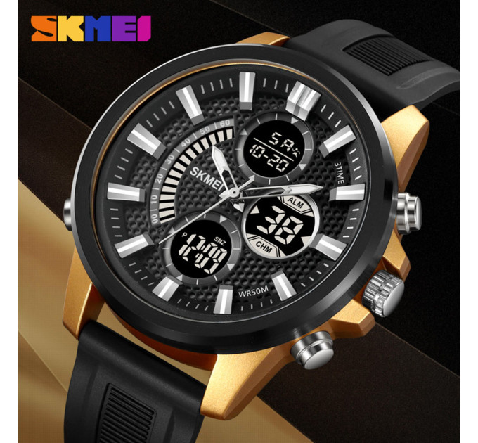 Skmei 2235BKGDBK Black-Gold-Black