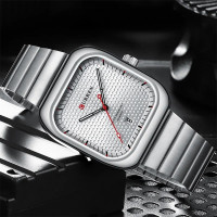 Curren 8460 Silver-Silver