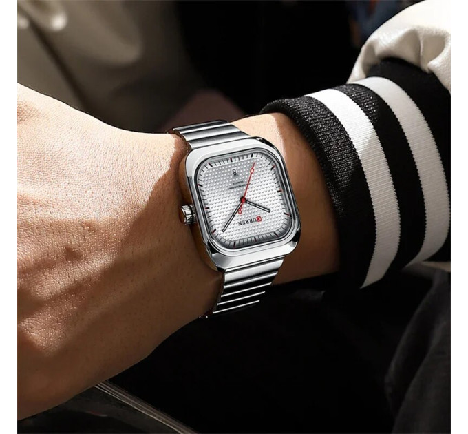 Curren 8460 Silver-Silver