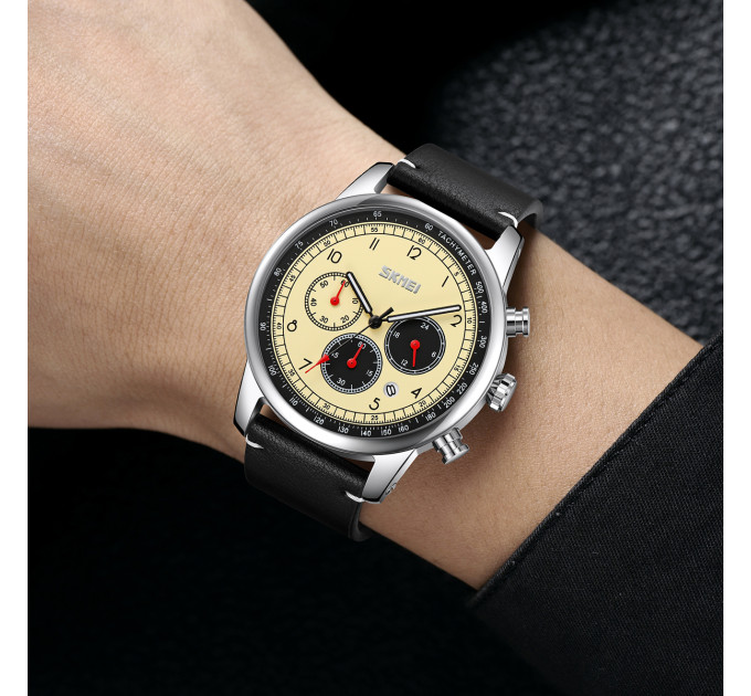 Skmei 9318BEBK Beige-Black