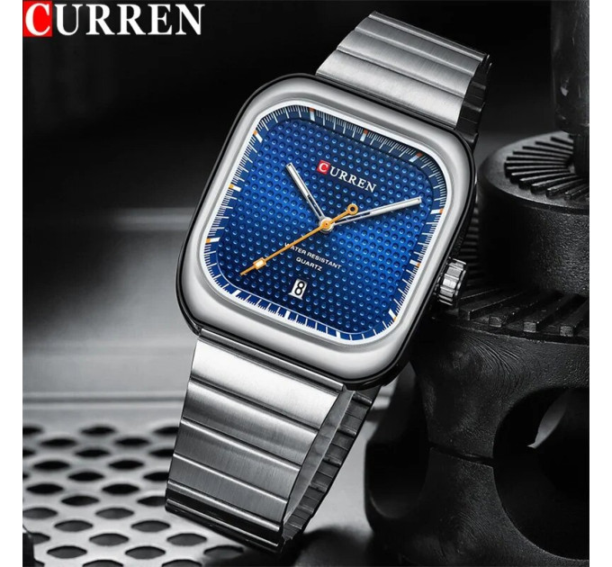 Curren 8460 Silver-Blue