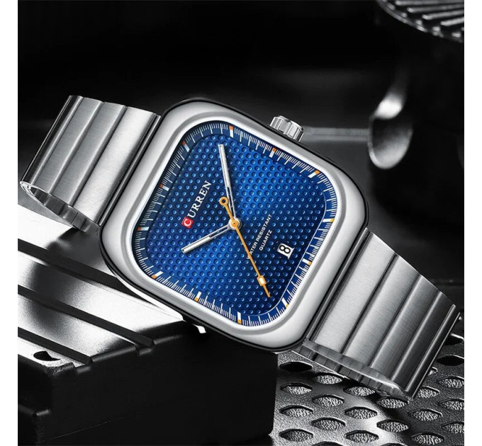 Curren 8460 Silver-Blue