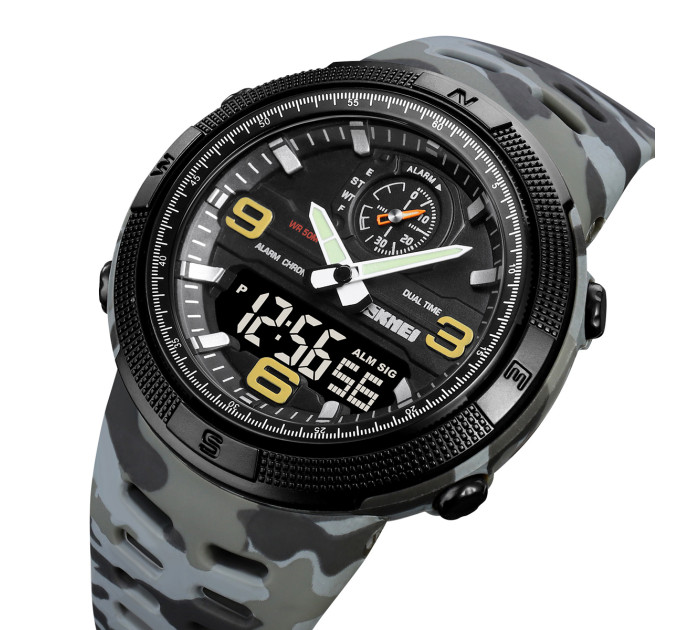 Skmei 1655CMGYBK Camo Grey-Black