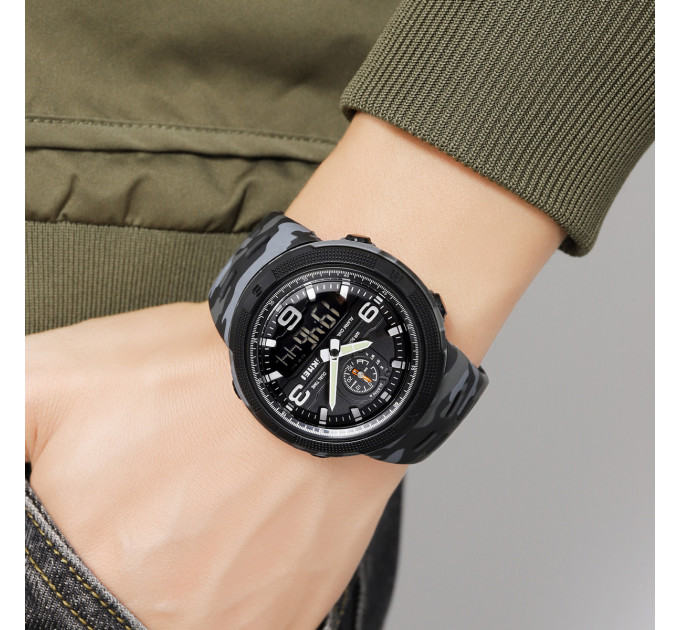 Skmei 1655CMGYBK Camo Grey-Black