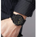 Skmei 1984LGD Gold-leather belt