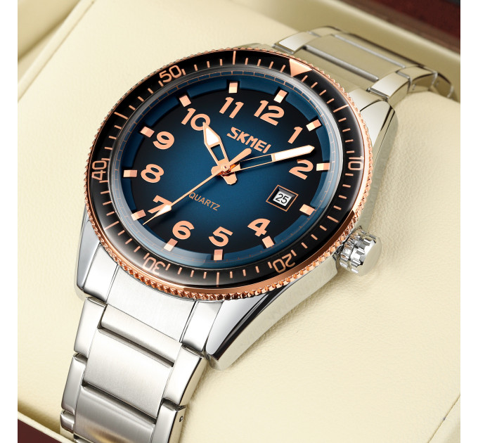 Skmei 9232SRGBU Rose Gold-Blue