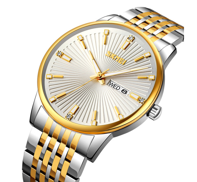 Skmei 9323TGDSI Silver/Gold-Silver