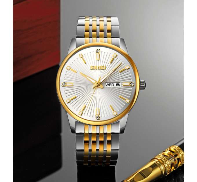 Skmei 9323TGDSI Silver/Gold-Silver