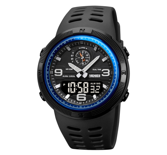 Skmei 1655BUBK Black-Blue SALE