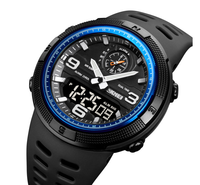 Skmei 1655BUBK Black-Blue SALE