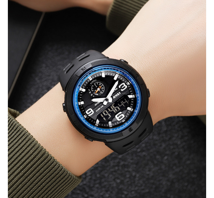Skmei 1655BUBK Black-Blue SALE