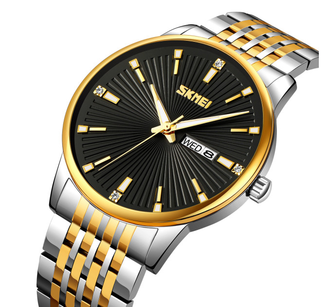 Skmei 9323TGDBK Silver/Gold-Black