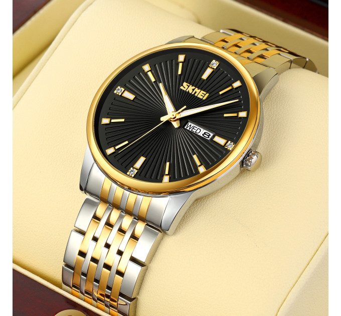 Skmei 9323TGDBK Silver/Gold-Black