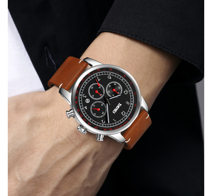 Skmei 9318BKBN Black-Brown