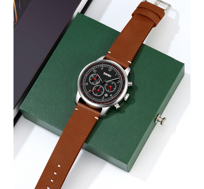 Skmei 9318BKBN Black-Brown